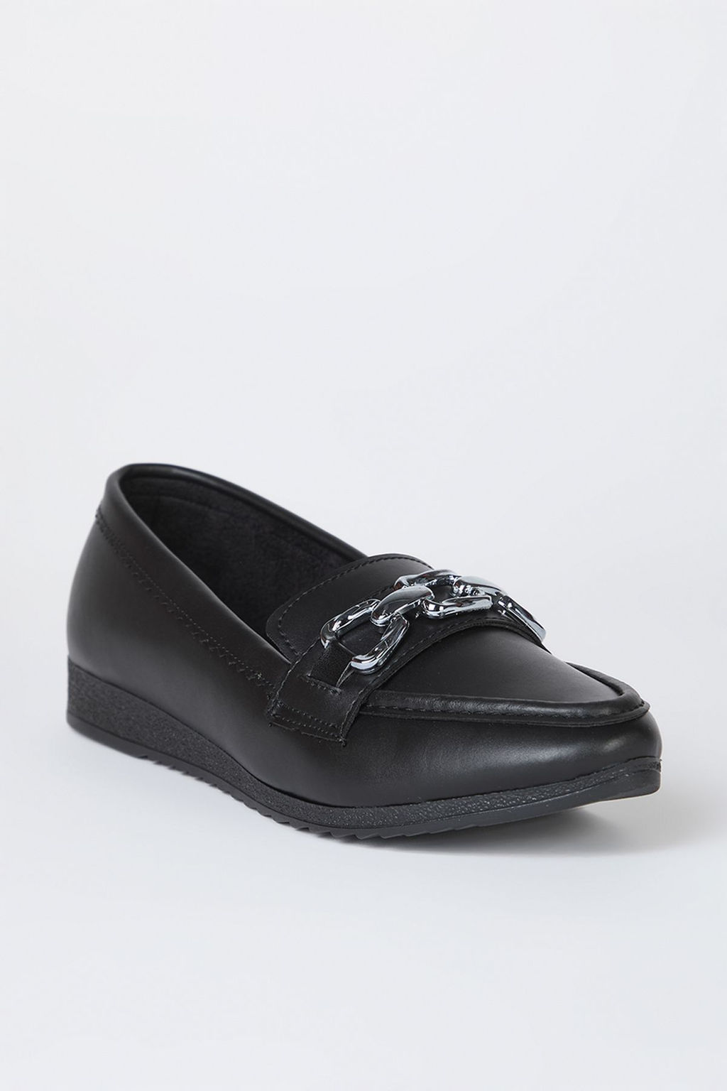 Trendyol Shoes Siyah Aksesuar Detayl? Ekstra Rahat Kad?n Loafer Ayakkab? TAKSS25LA00005 - Trendyolmilla фото 4