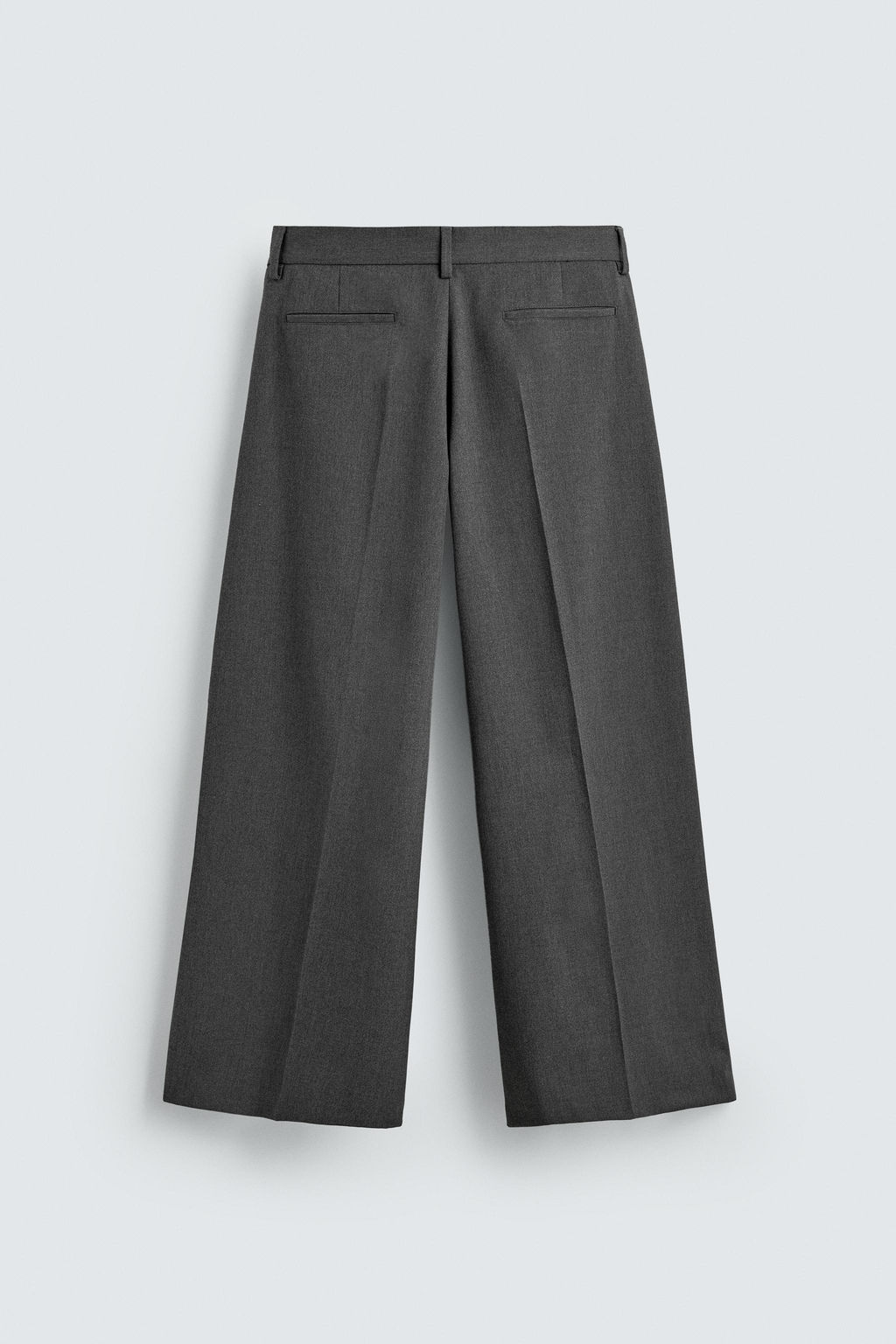 WIDE-LEG PLEATED TROUSERS - Zara фото 7