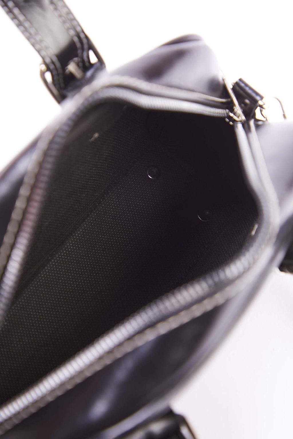 Siyah Kontrast Dikisli Kad?n Bowling Kucuk Mini City El Ve Omuz Canta TAKAW26OC00015