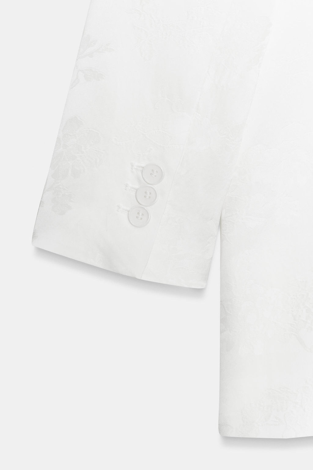 BLAZER JACQUARD ZW COLLECTION LIMITED EDITION / Blanco - Zara фото 8