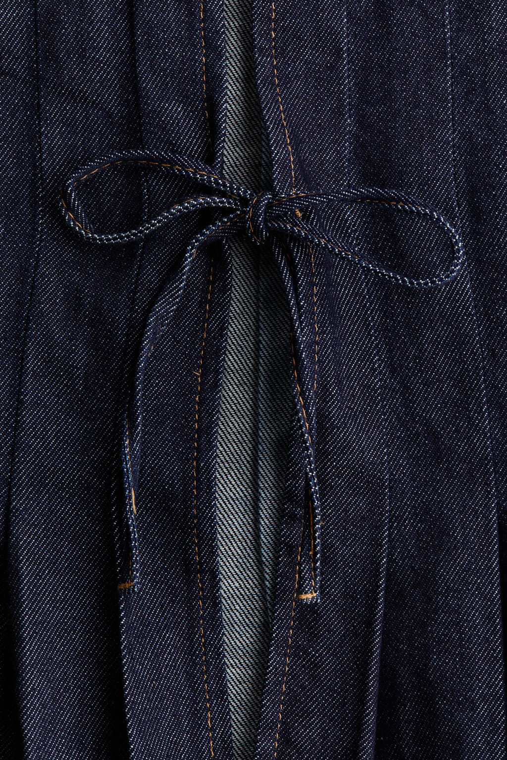 Chaleco denim con lazadas - H&m фото 4
