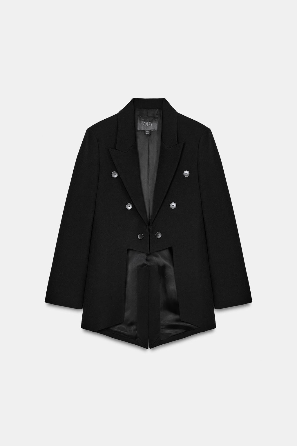 BLAZER ASIM?TRICA ZW COLLECTION / Negro - Zara фото 3