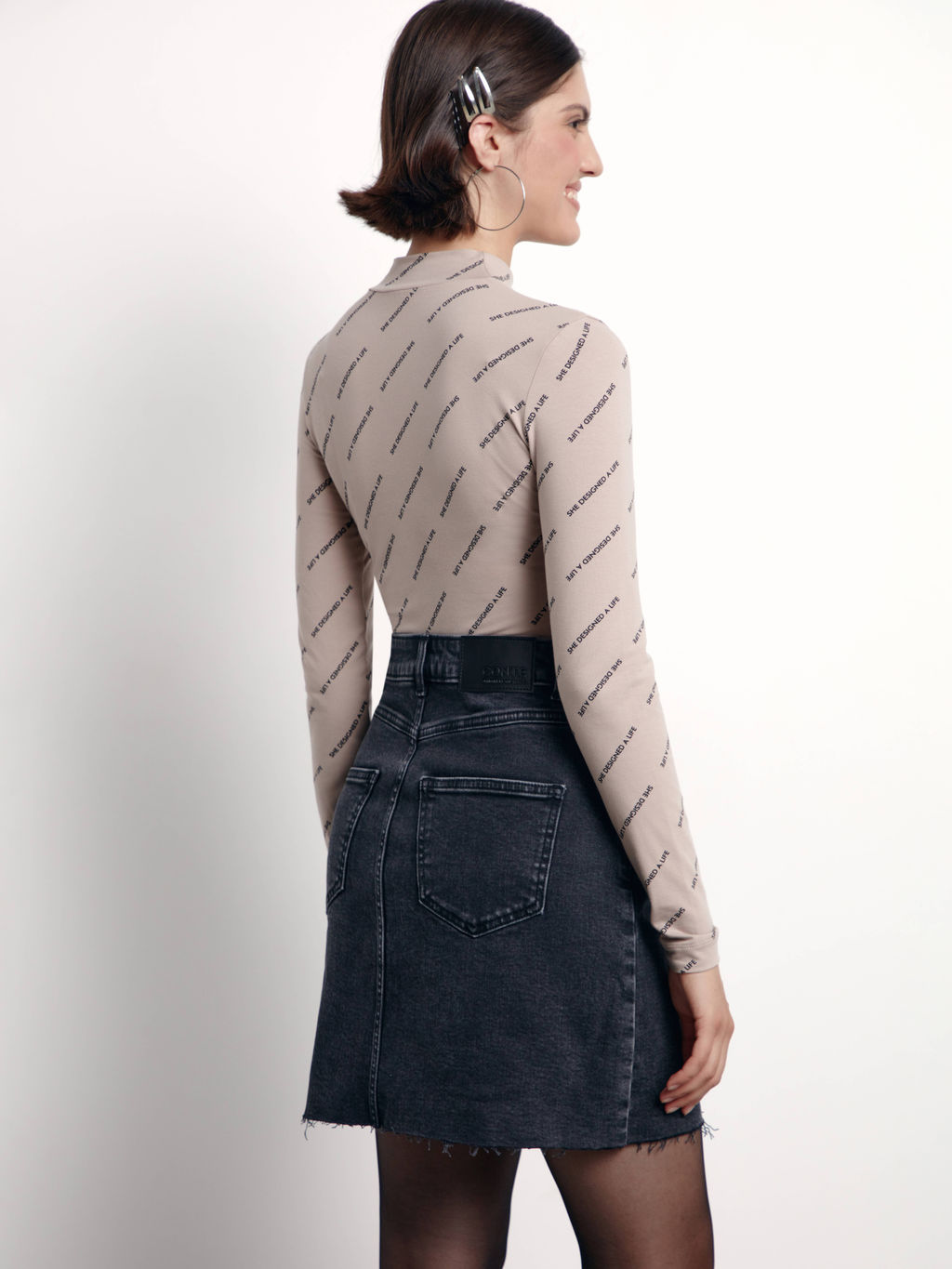 CONTE LBD 1776 Джемпер из хлопка с воротником-стойкой и рисунками Moon - Conte elegant фото 6