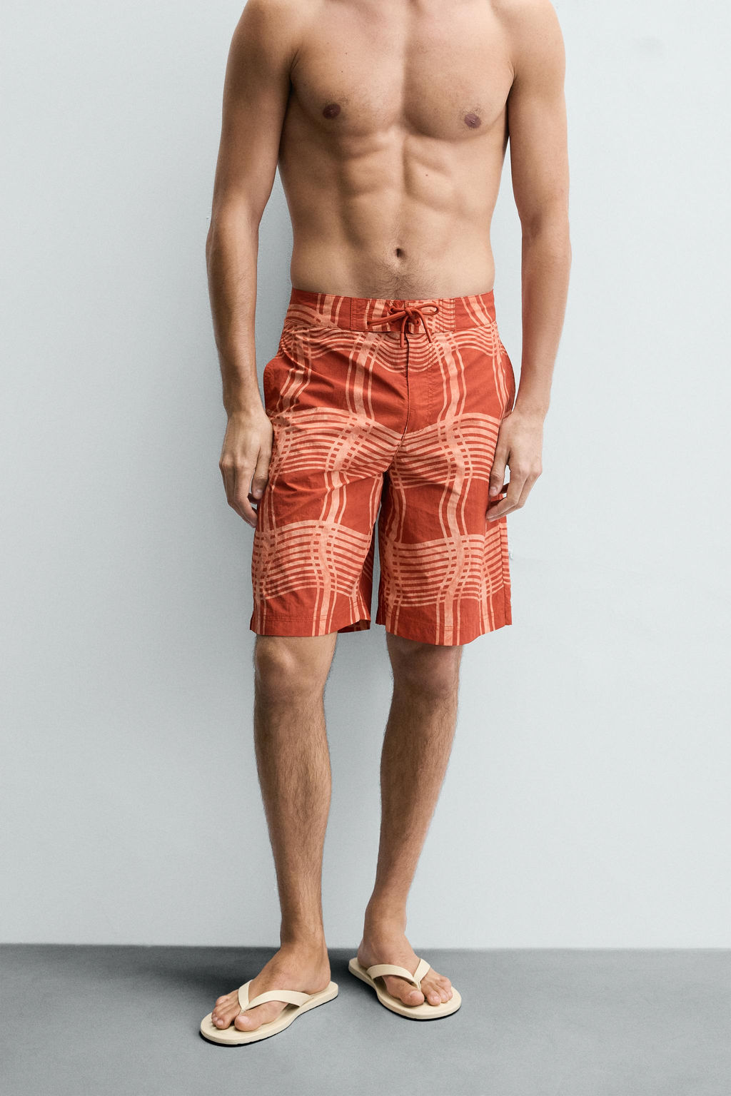 OTIS KWAME KYE QUAICOE PRINTED LONG SWIMMING TRUNKS - Zara фото 12