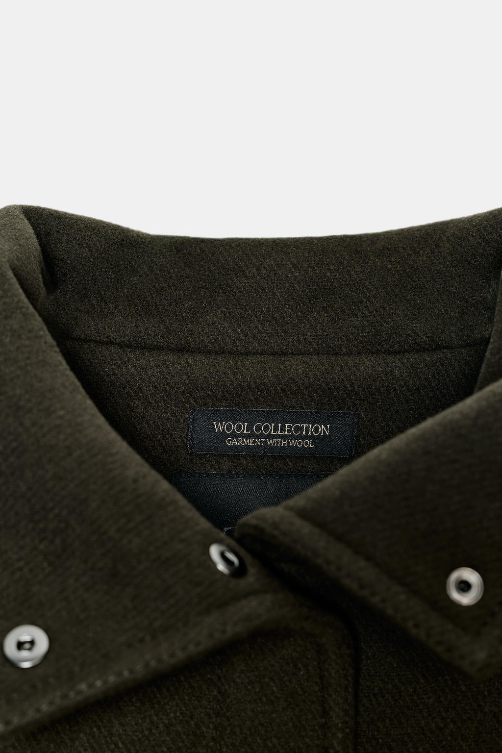MINIMAL WOOL BOMBER JACKET ZW COLLECTION