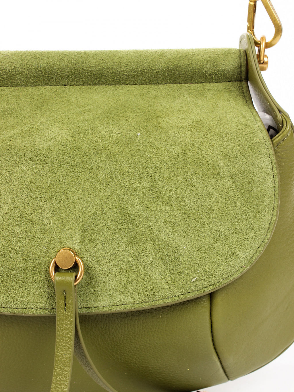 LACCOMA сумка АМ2080-С-зеленый натуральная кожа