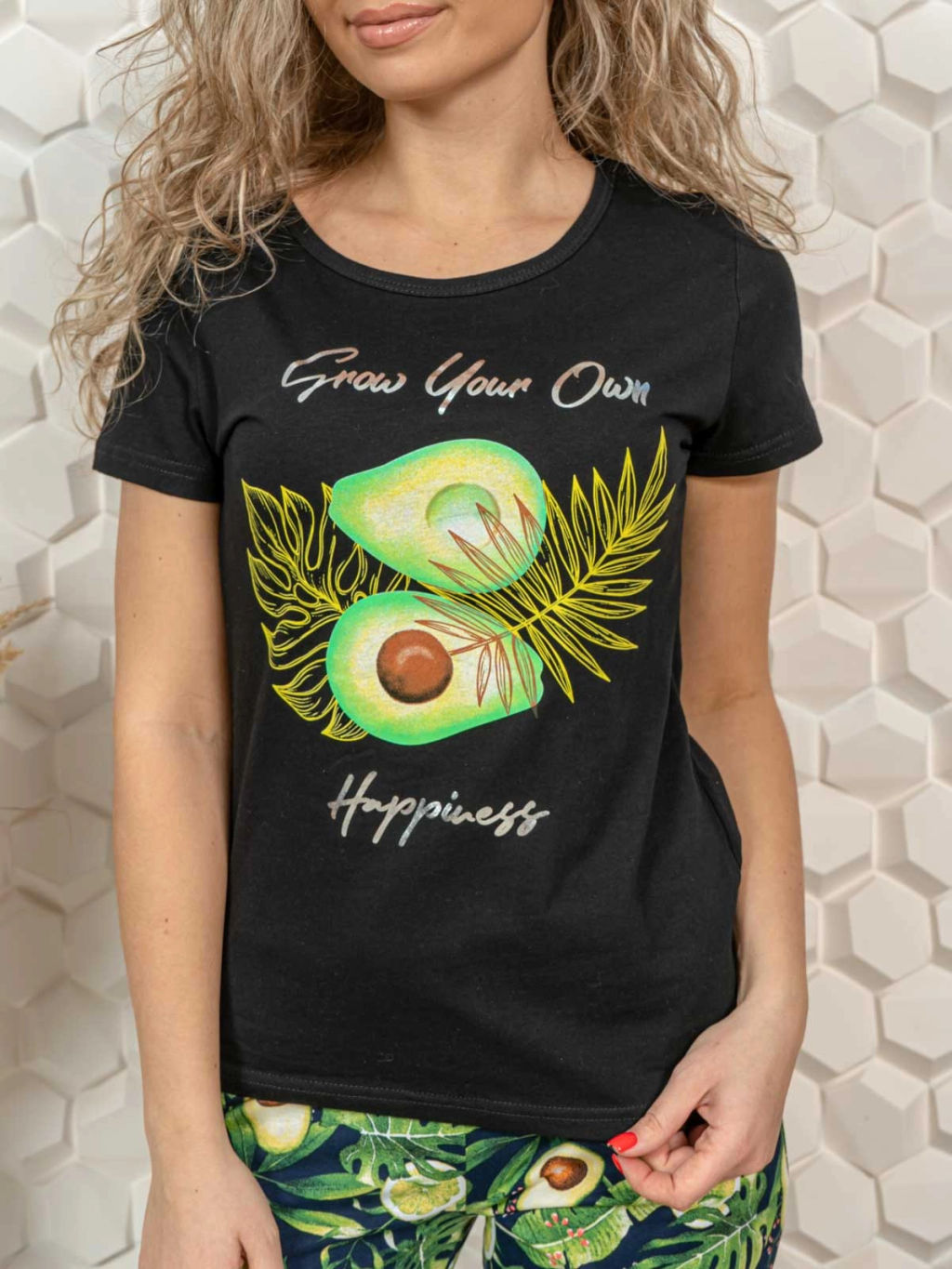 Костюм женский, цвет черный зеленый