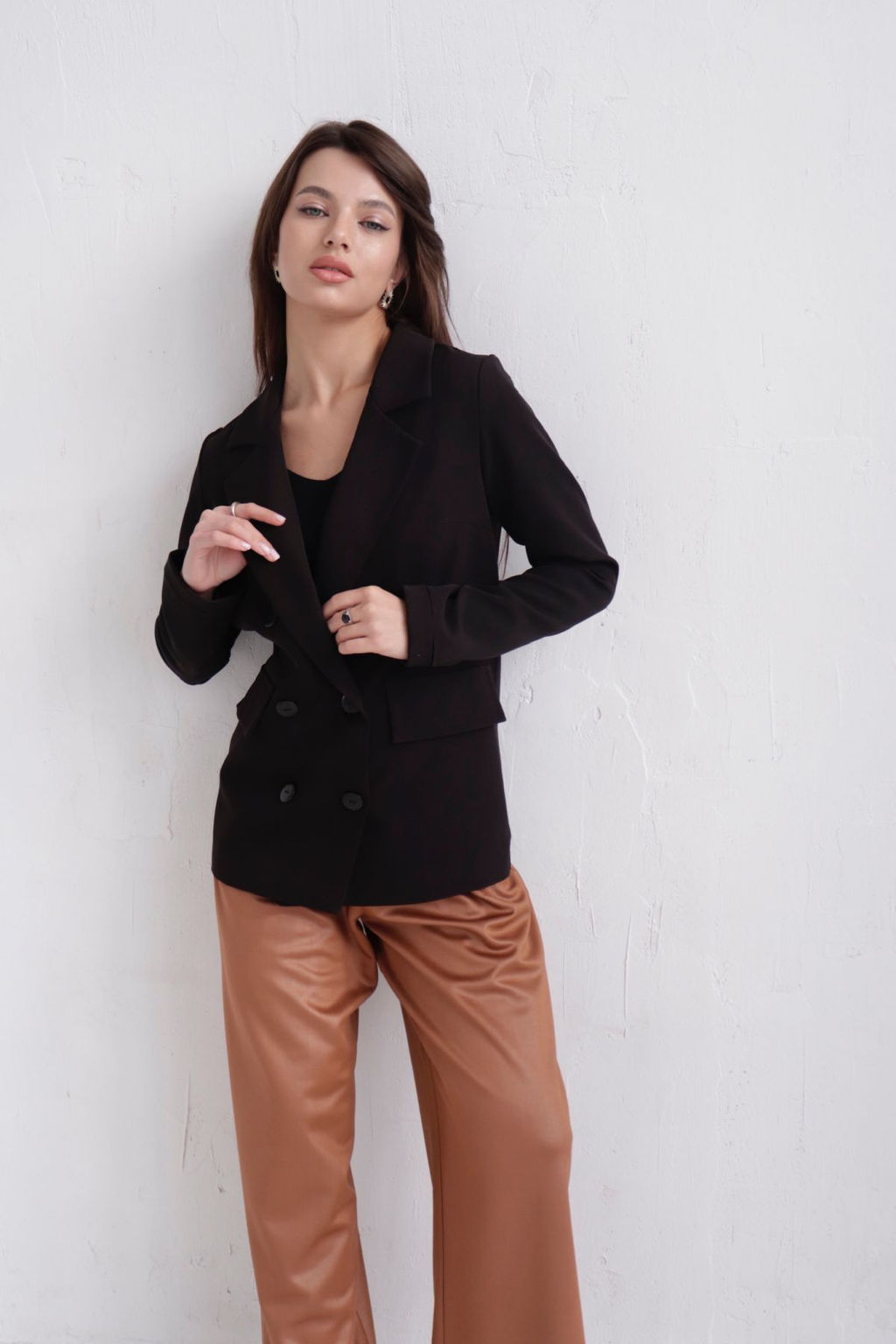 Двубортный жакет с английским воротником - Martichelli фото 75