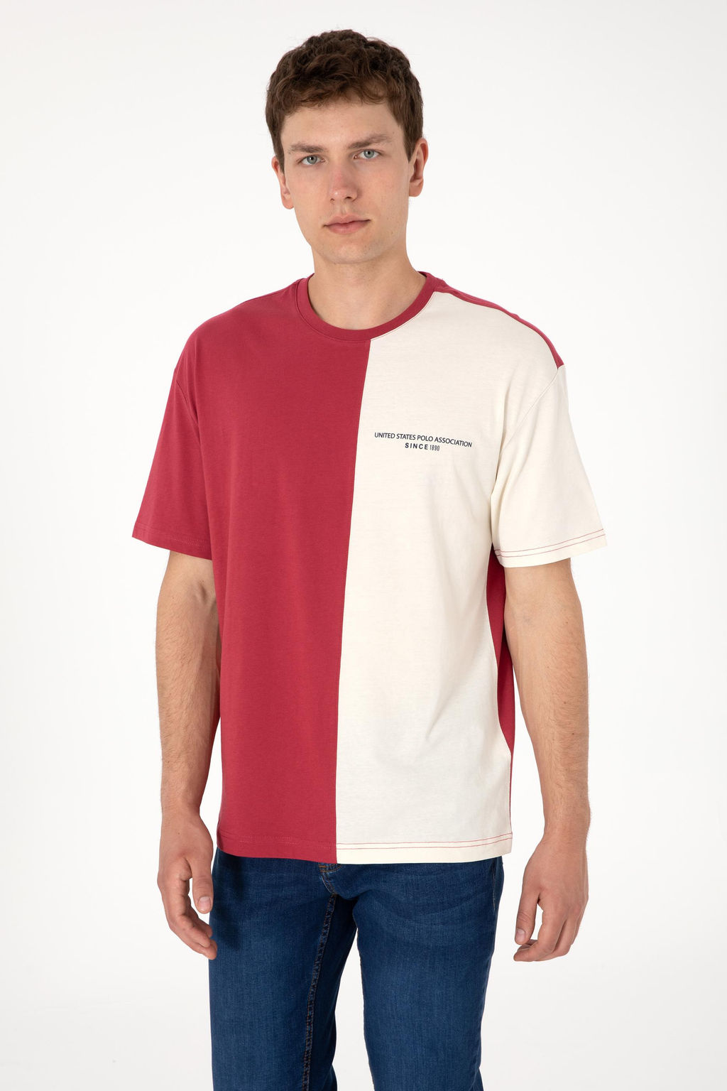 Erkek Comfort Fit Bisiklet Yaka Vi_ne Ti__rt Sepette S_rpriz _ndirim - U.s. polo assn фото 3