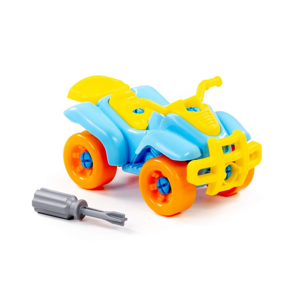 Конструктор-транспорт Квадроцикл (24 элемента) (в пакете) - Полесье фото 9