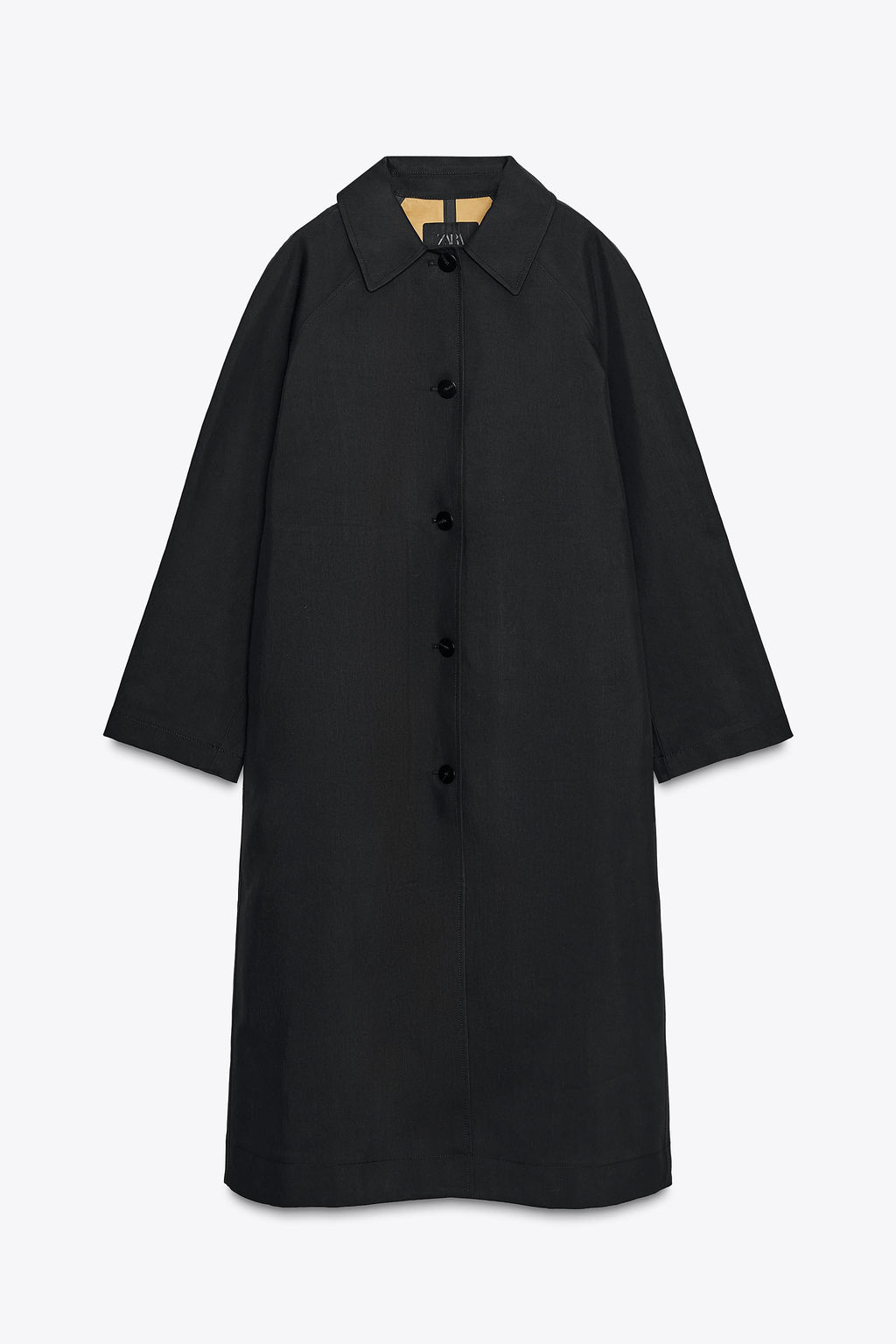ZW COLLECTION LIMITED EDITION LONG BUTTON TRENCH COAT - Zara фото 9