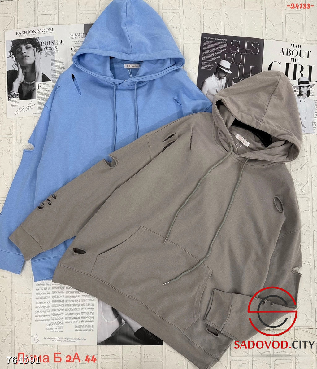 Женская толстовка с капюшоном - Bruno фото 9