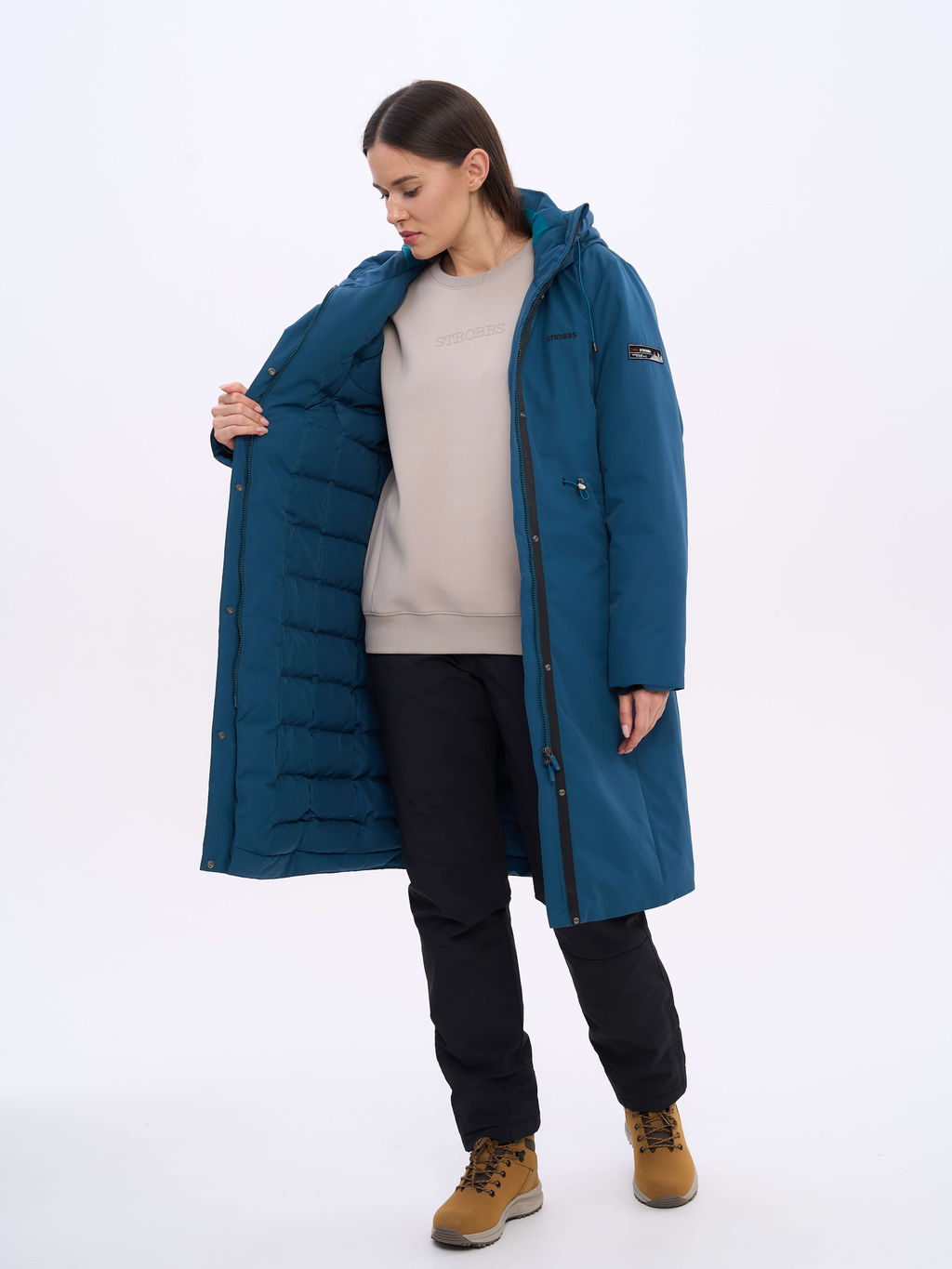 T3413-14 пуховик женский - Strobbs фото 11