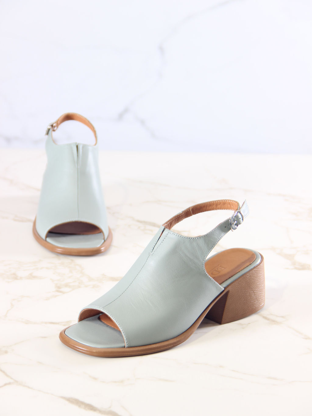 Босоножки 4013.23663bе.Авокадо лион+коричневый