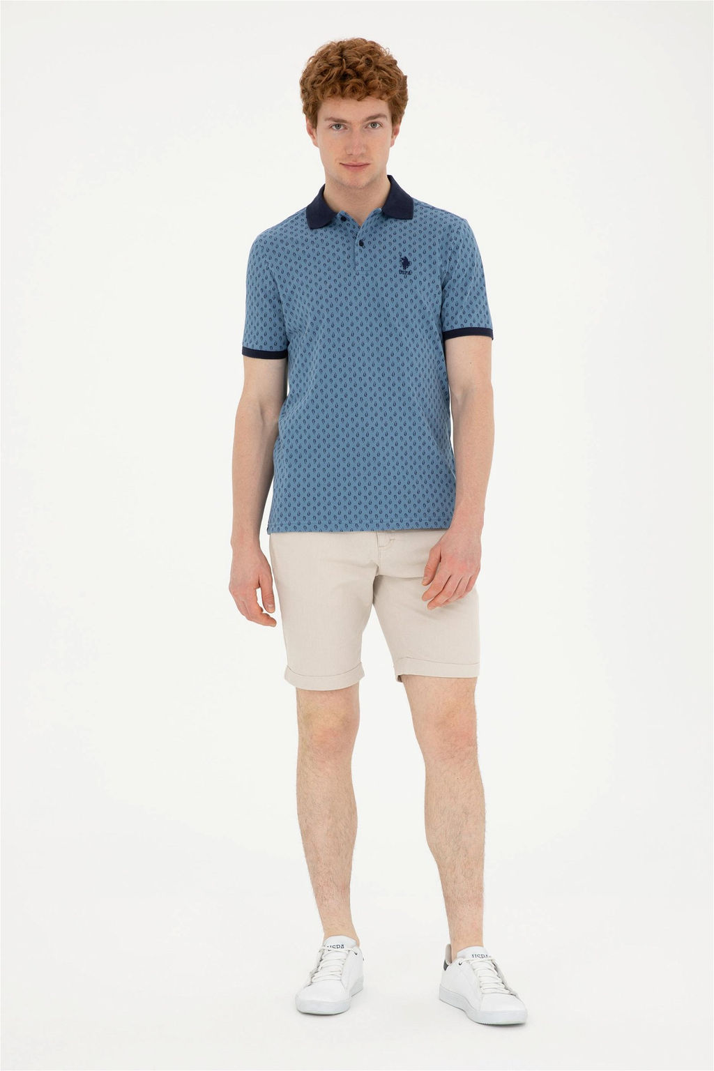 Мужская футболка цвета индиго Неожиданная скидка в корзине - U.s. polo assn фото 4