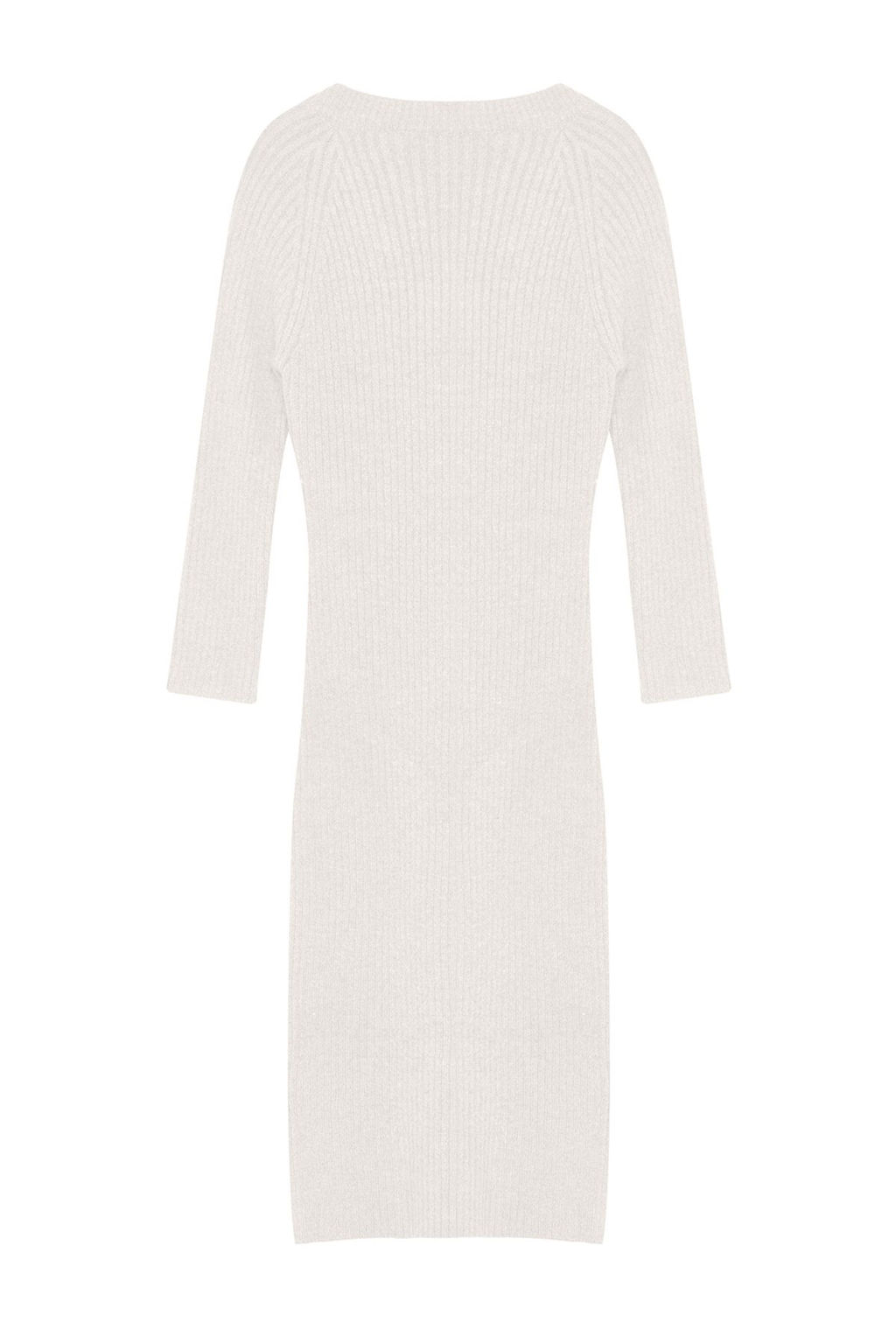 TRENDYOLMILLA Tas Maxi Triko Yunlu Basic Elbise TWOAW25EL00002 фото 14