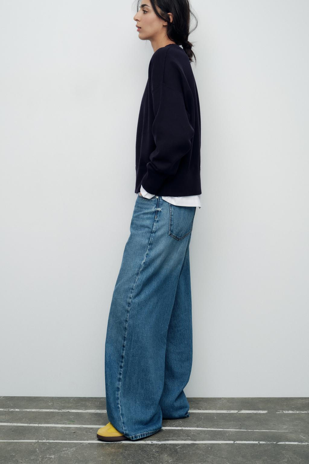 BASIC PLAIN KNIT SWEATSHIRT - Zara фото 20