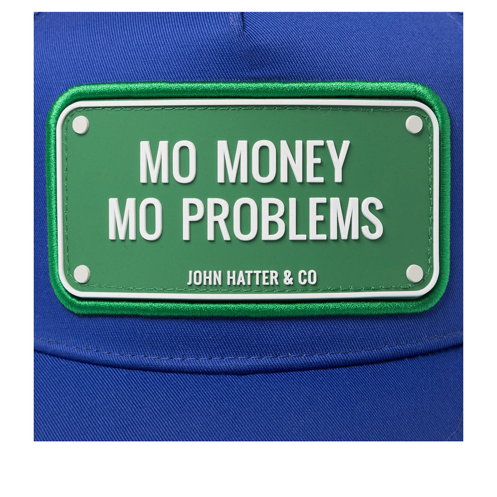 Бейсболка JOHN HATTER арт. R-1117-U00 Mo Money Mo Problems (синий)  фото 4
