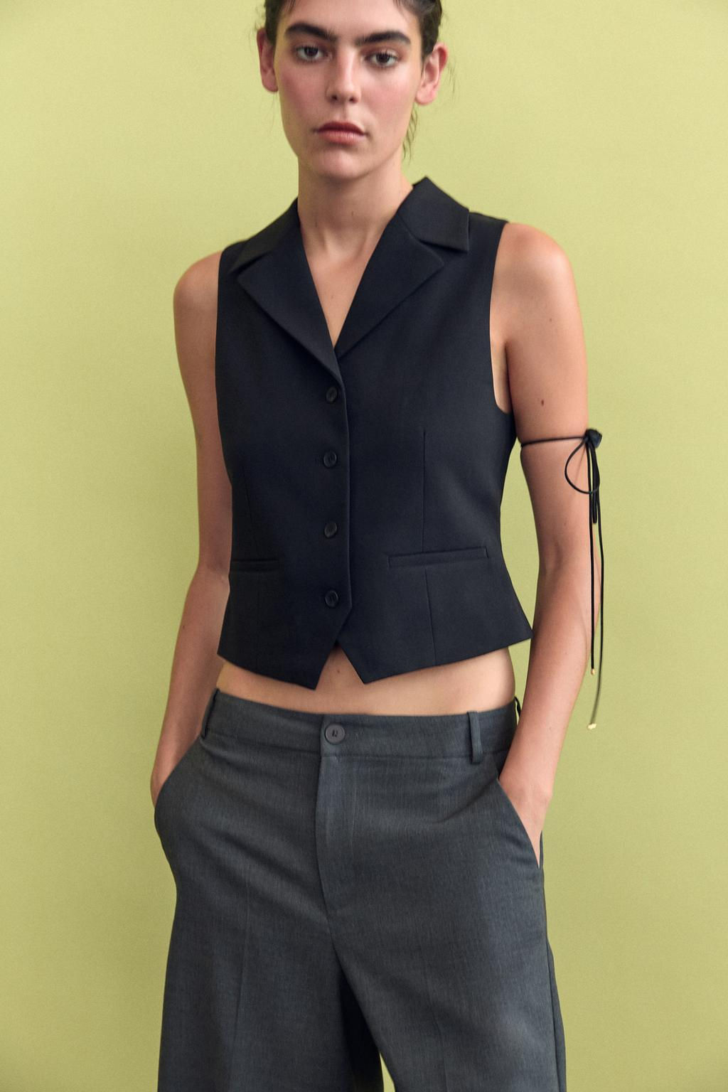 STRAIGHT SHIRT WAISTCOAT - Zara фото 3