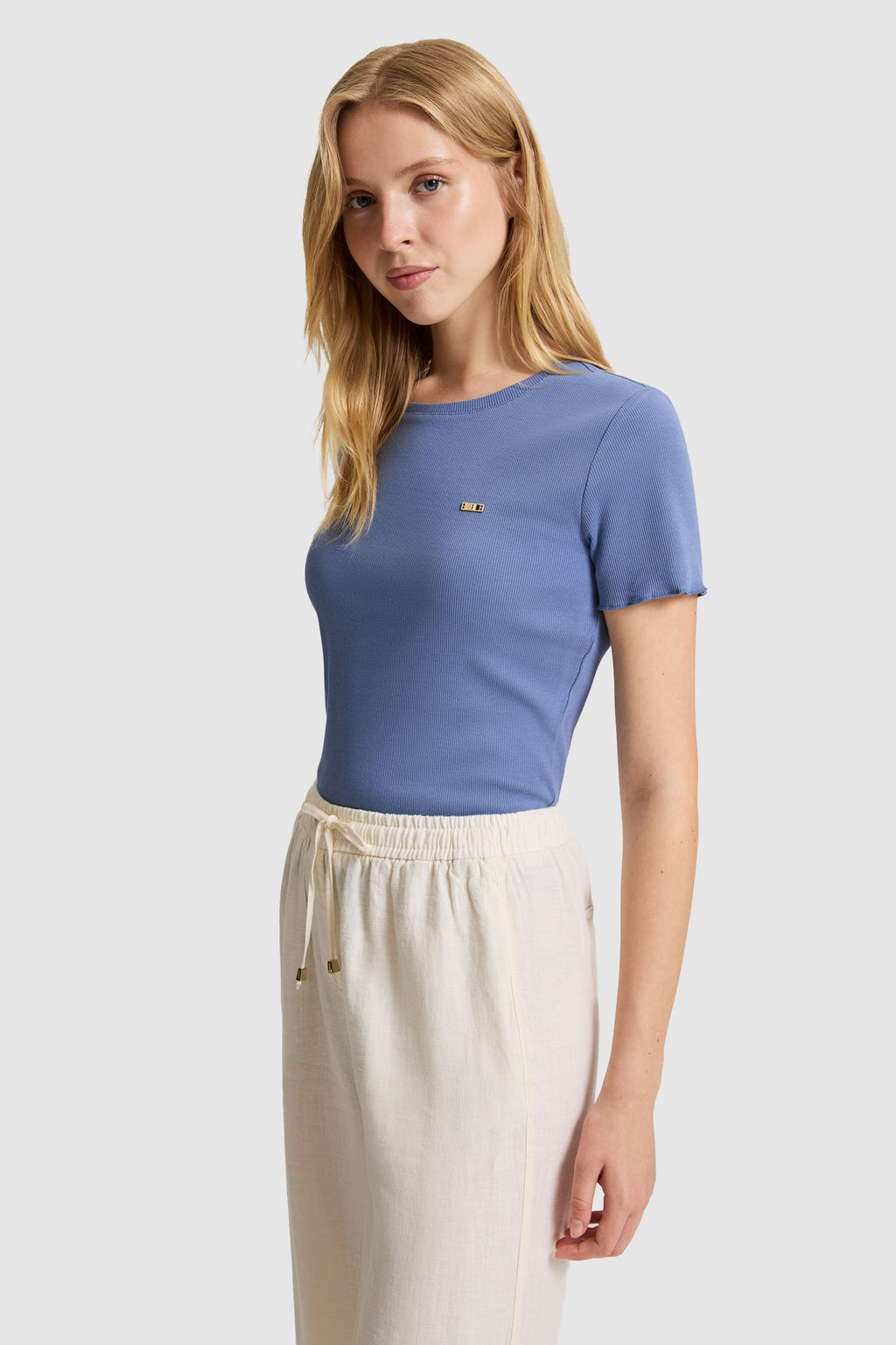 Kad_n _ndigo Bisiklet Yaka Ti__rt - U.s. polo assn фото 3