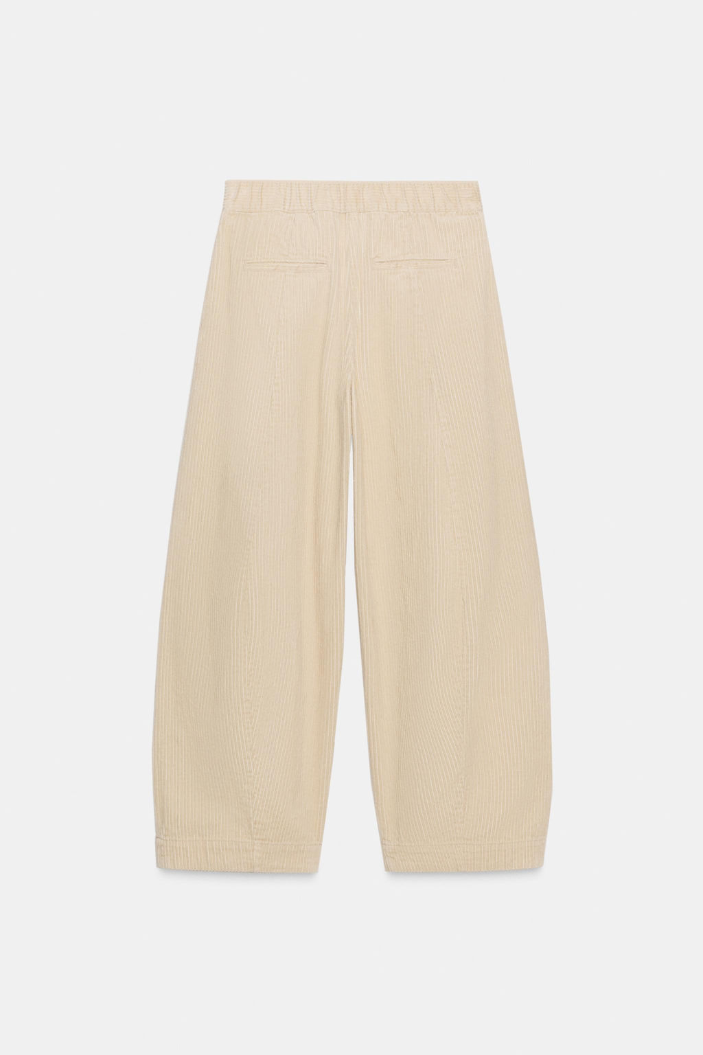ZW COLLECTION BARREL CORDUROY TROUSERS - Zara фото 5