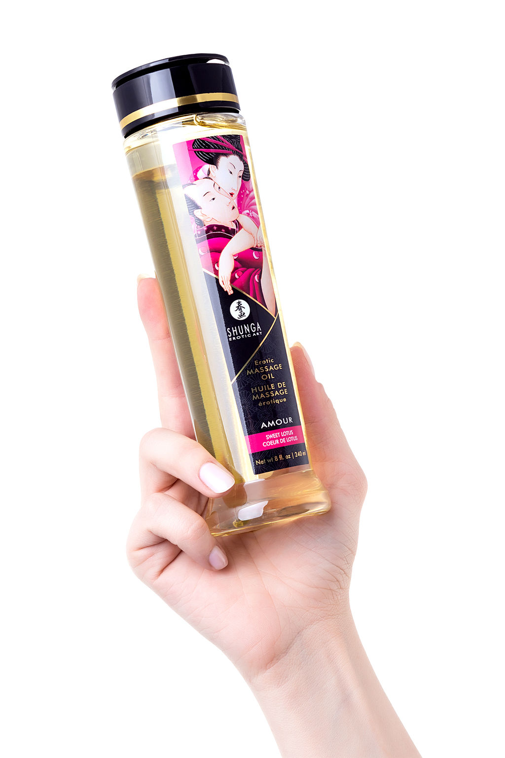 Масло для массажа Shunga Amour Sweet Lotus, возбуждающее, 240 мл