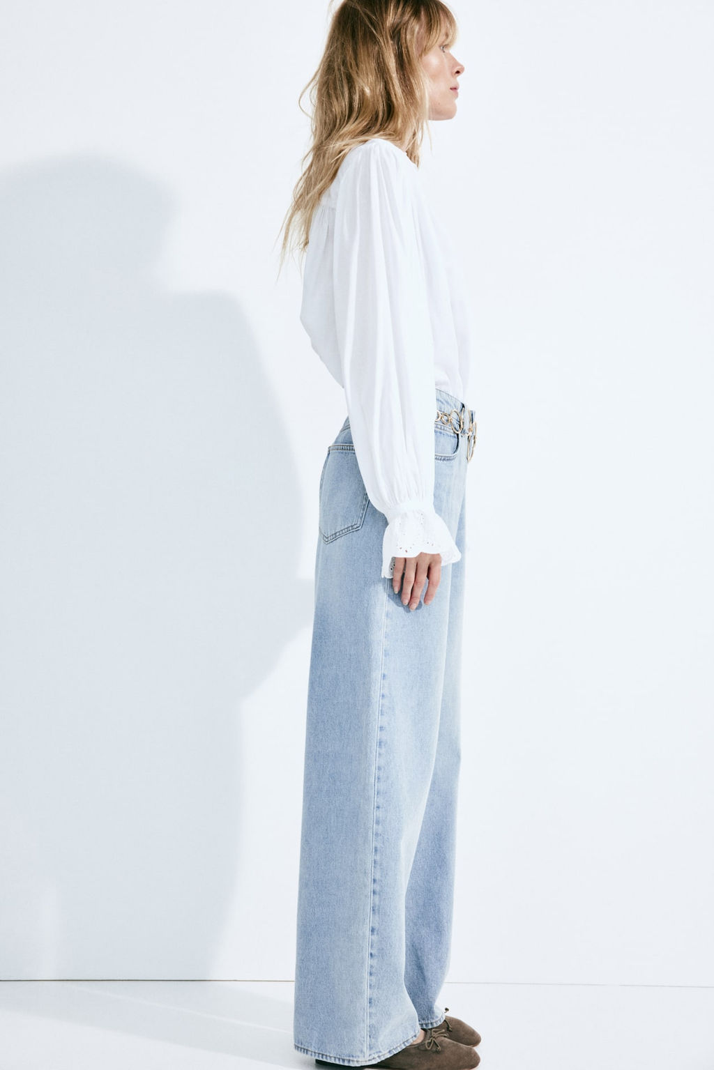 Wide Regular Jeans - H&m фото 4