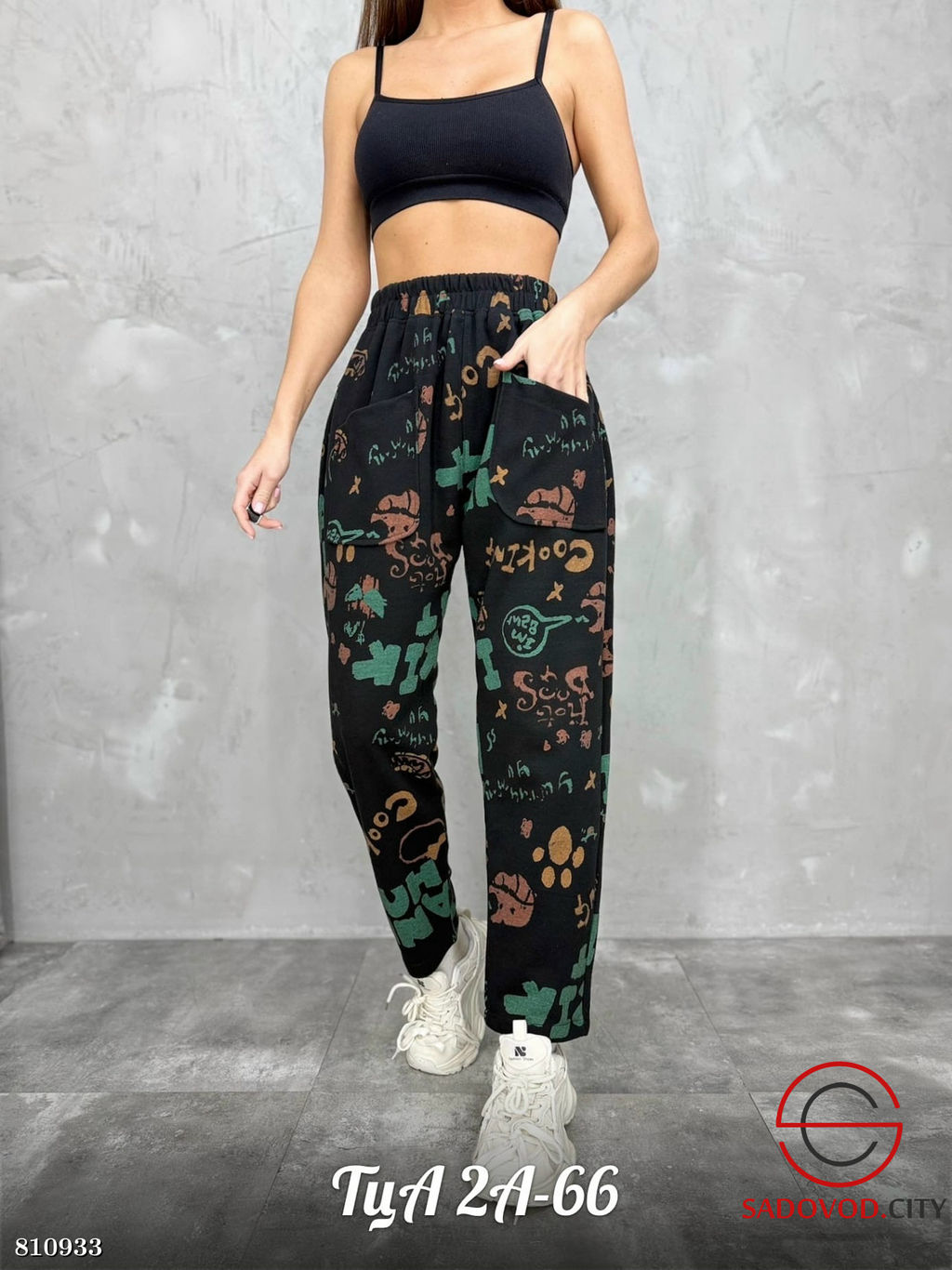 Штаны женские с принтом - Bruno фото 3