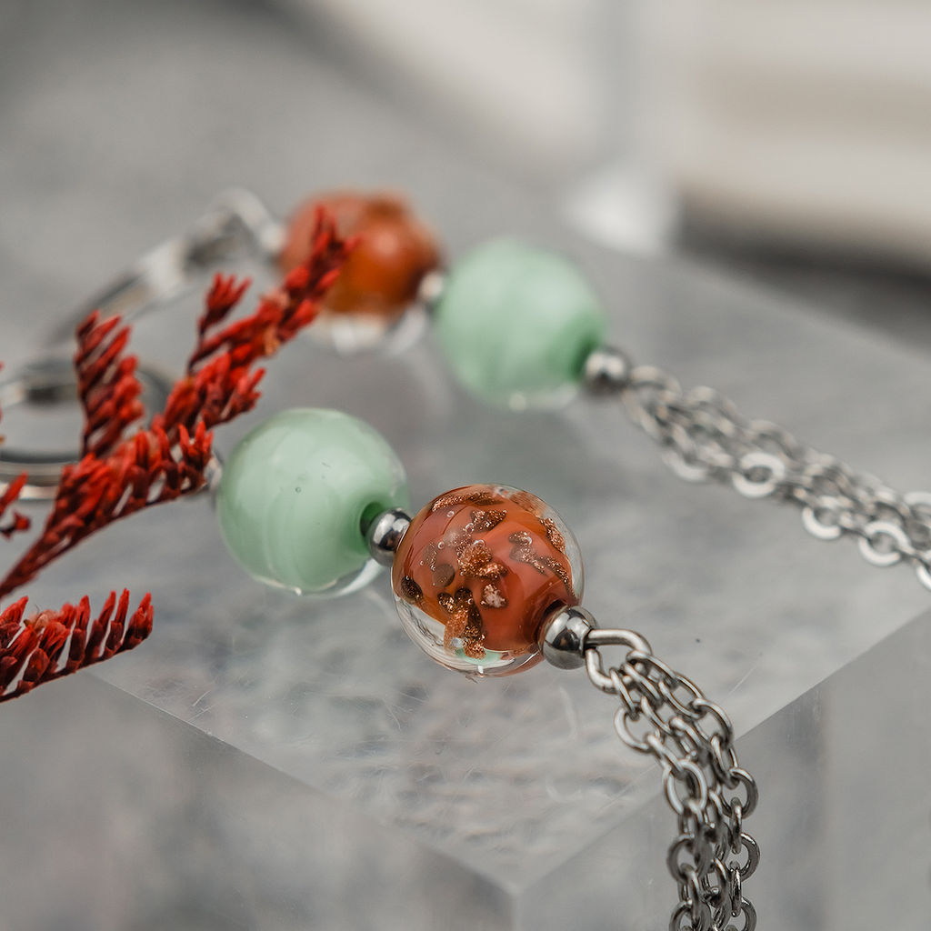 Серьги из муранского стекла PARADISE APPLES LC3459