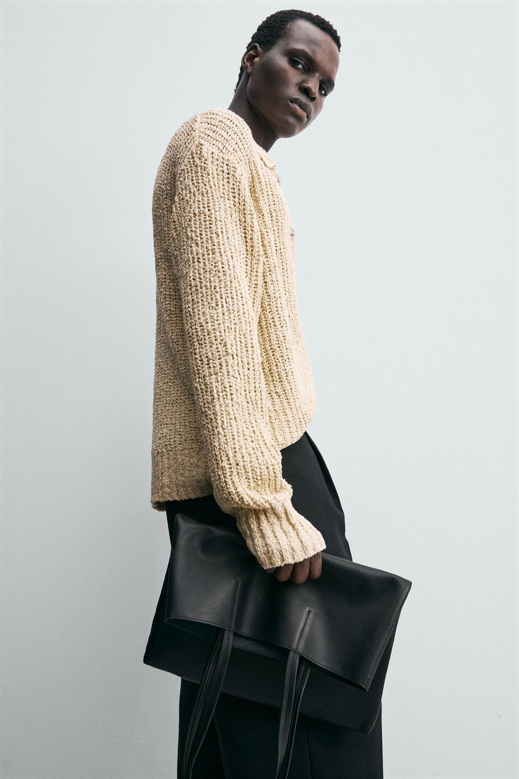 TEXTURED KNIT CARDIGAN - Zara фото 7
