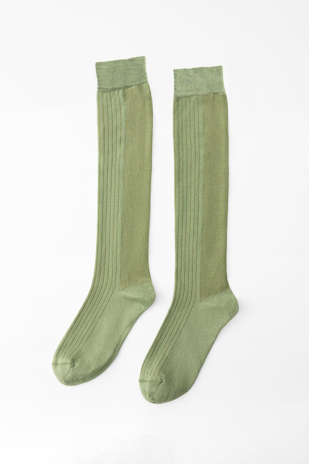 KNEE-HIGH PURL KNIT SOCKS - Zara фото 2