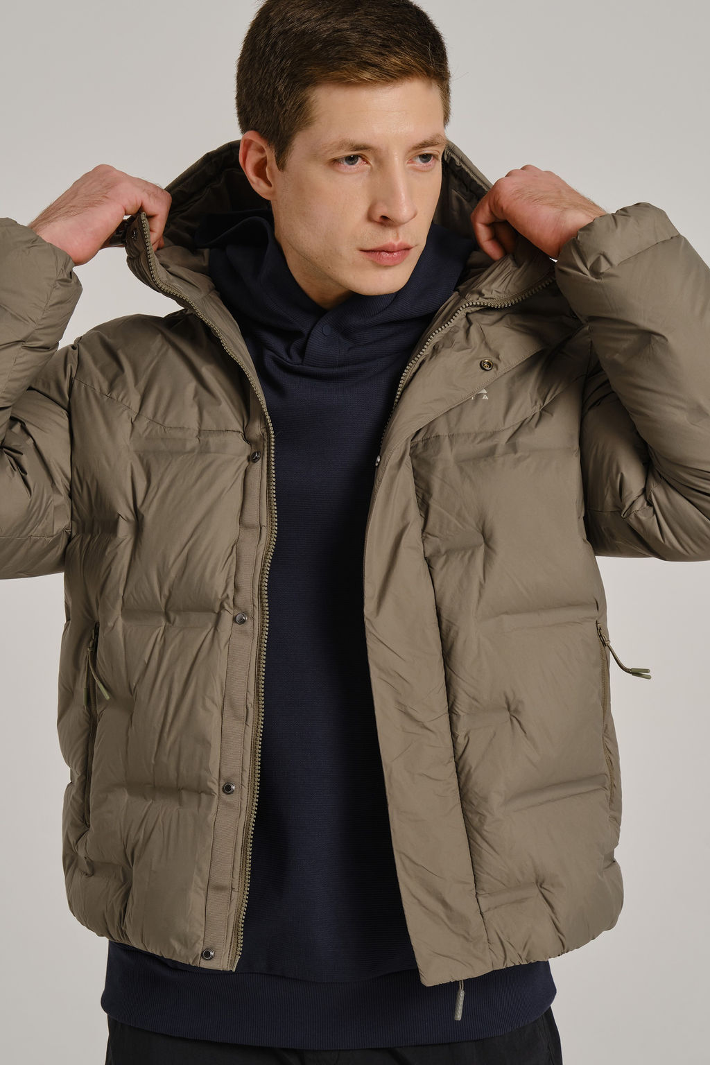 Пуховик короткий Хаки OUTDOOR Down Jacket - Anta фото 6