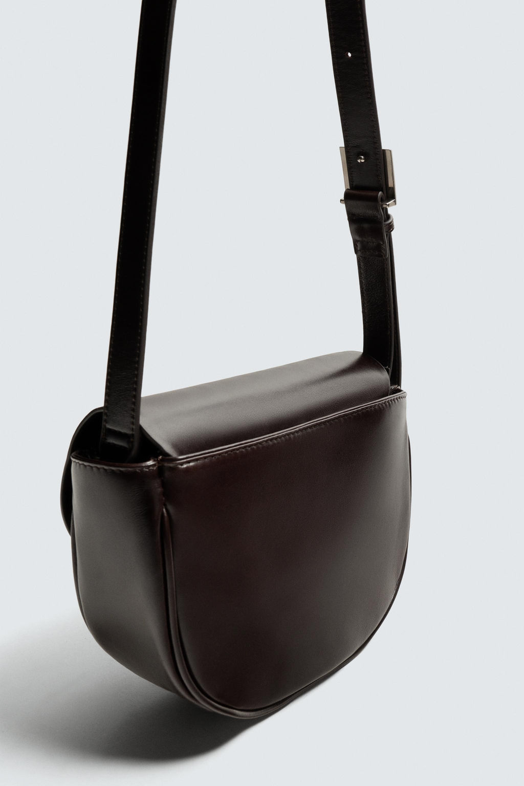 LEATHER CROSSBODY BAG - Zara фото 5