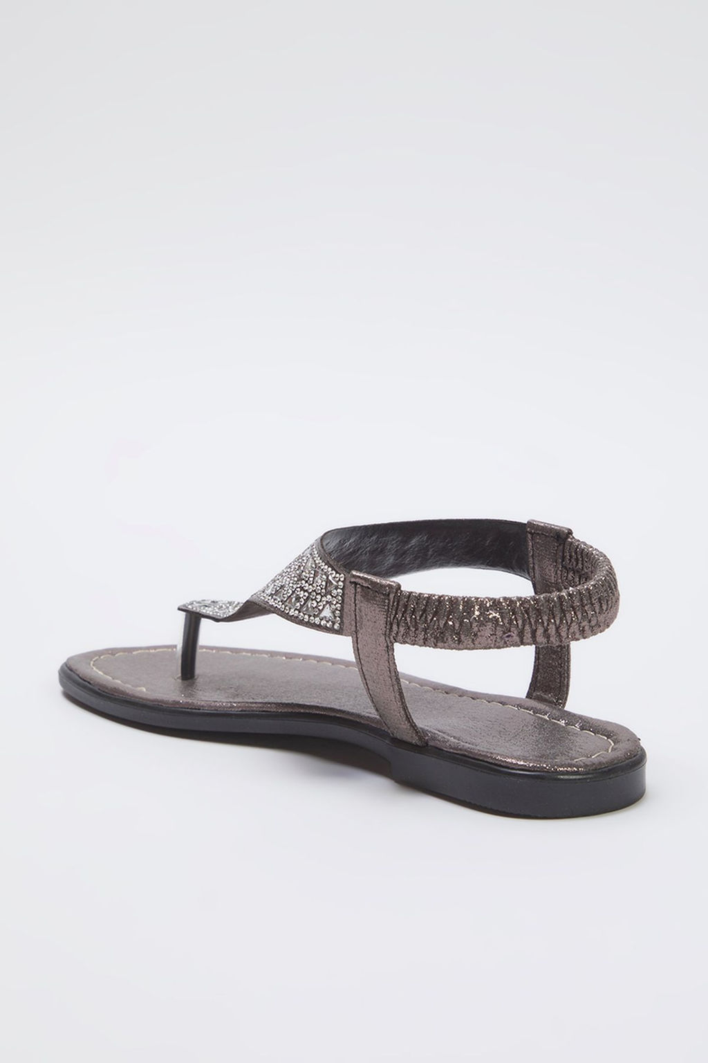 Trendyol Shoes Alt?n Simli Tas Detayl? Parmak Aras? Kad?n S?k Sandalet TAKSS25SD00009 - Trendyolmilla фото 7