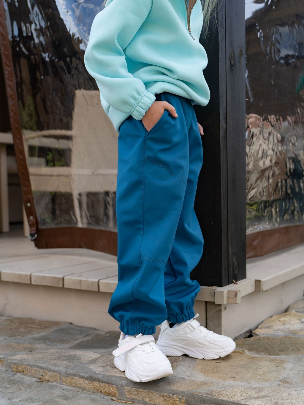 Брюки из мембраны на флисе