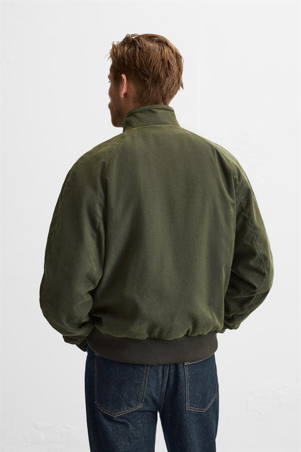 WAXED BOMBER JACKET - Zara фото 3