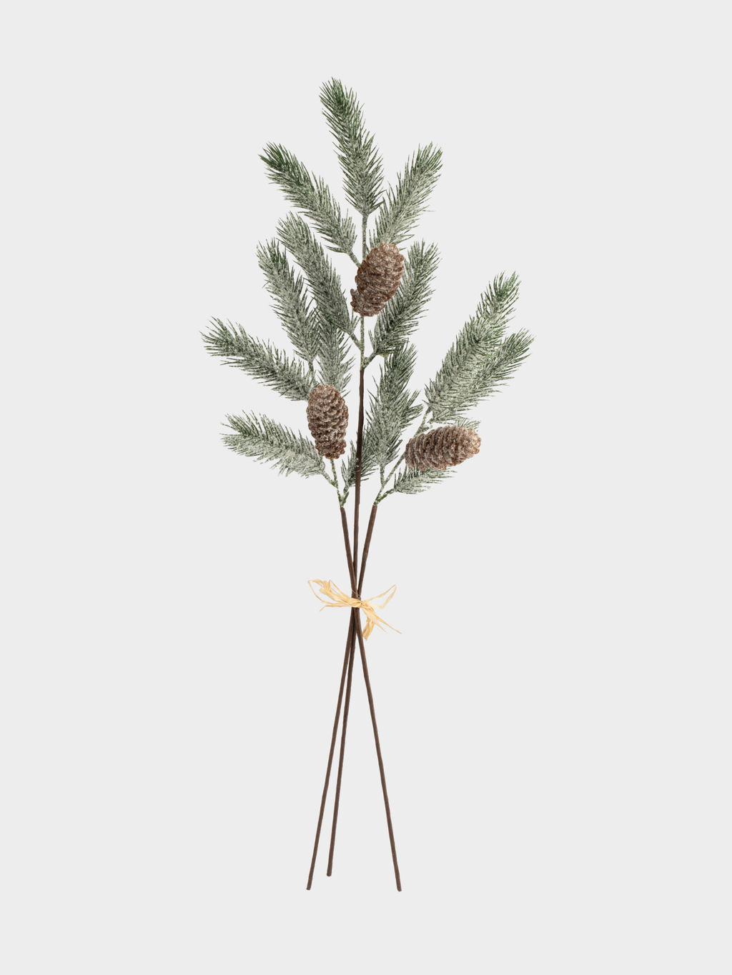 Ветка декоративная, 70 см, пластик/шишки, Шишки на ветке, Interior natural