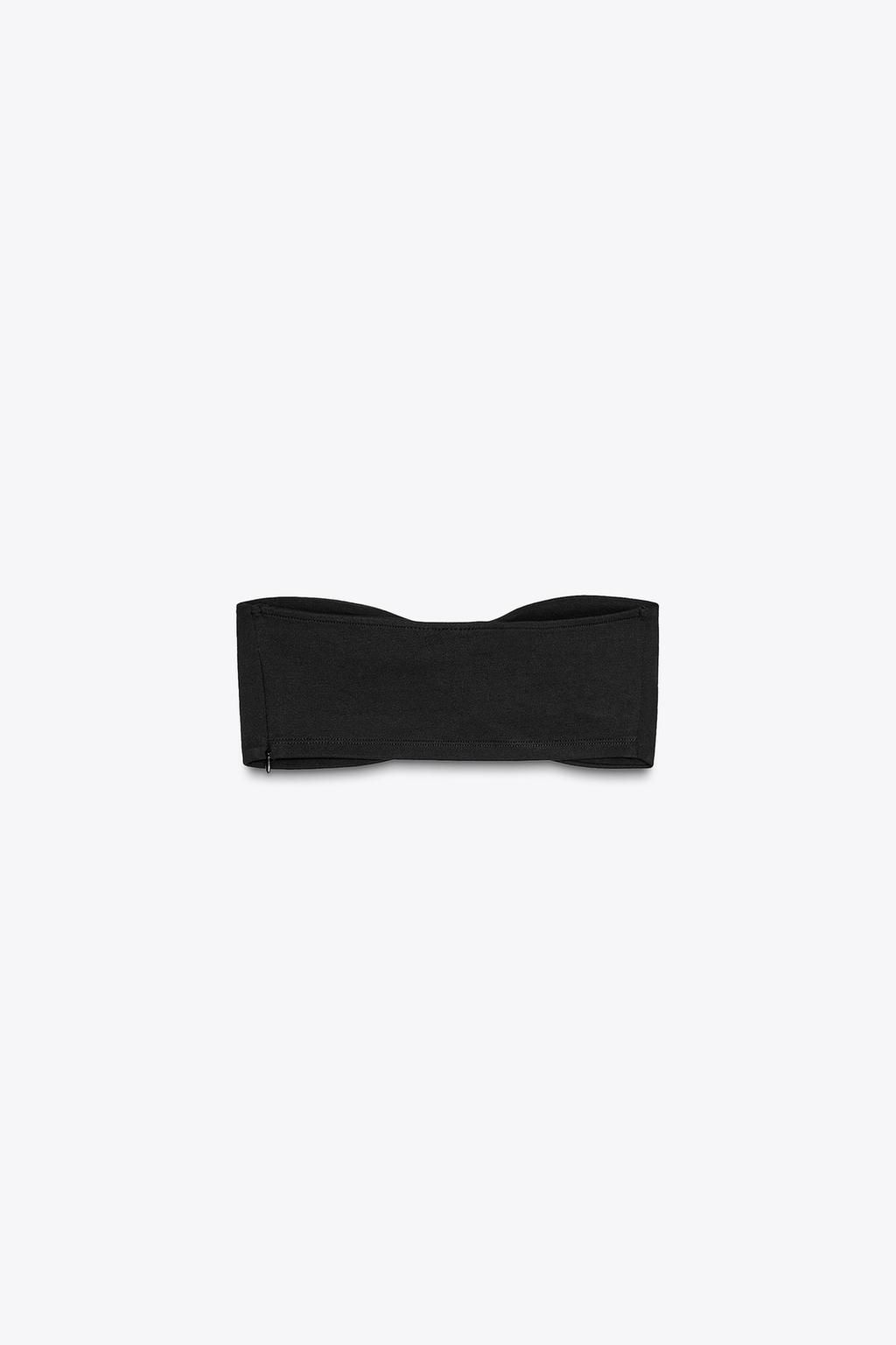 INTERLOCK BANDEAU TOP - Zara фото 6