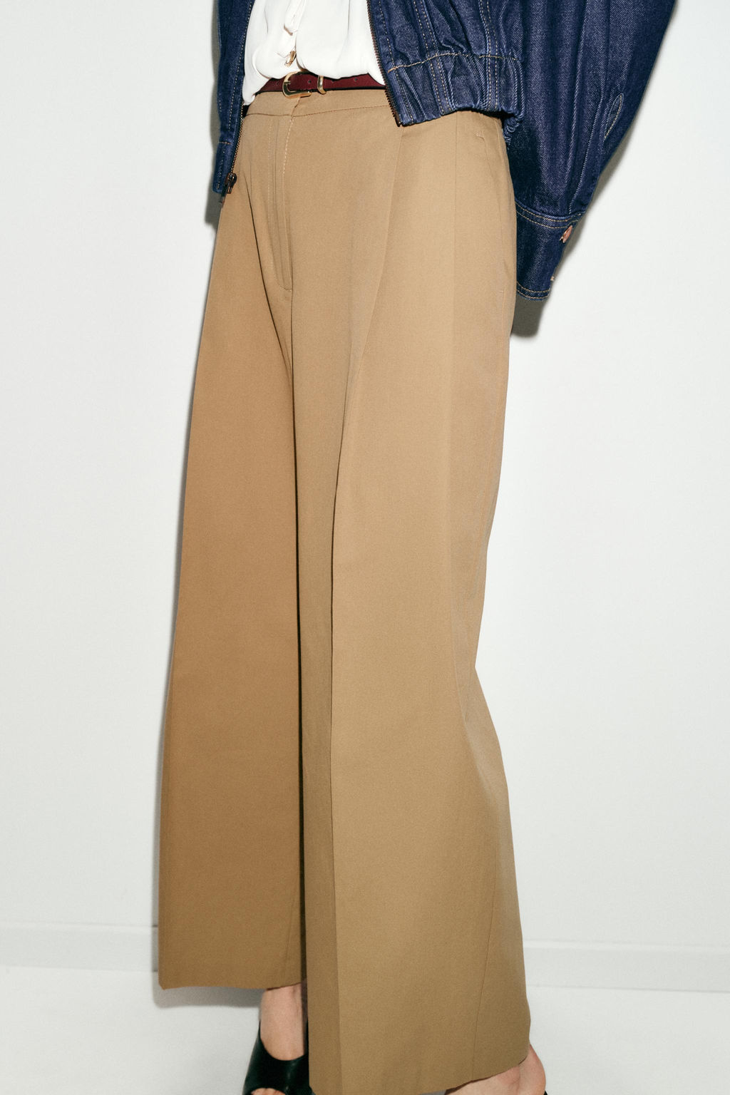 TROUSERS WITH BELT AND DARTS - Zara фото 15