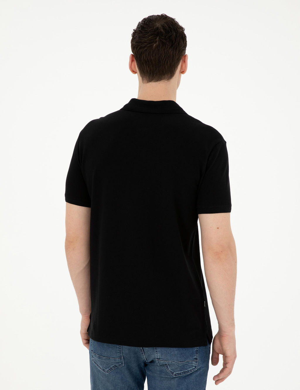Siyah Regular Fit Basic Ti__rt - Pierre cardin фото 12