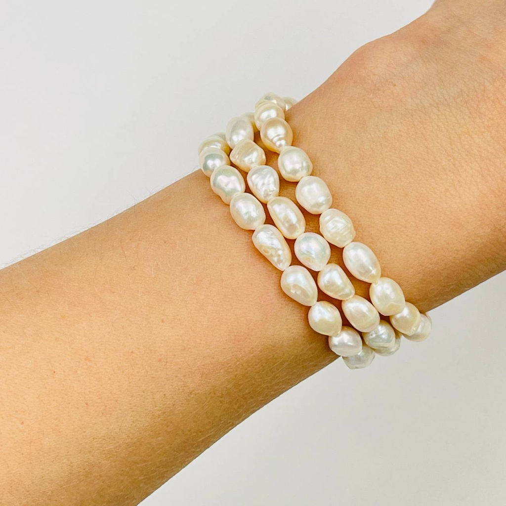 Бусины для украшений из белого Жемчуга 34 см