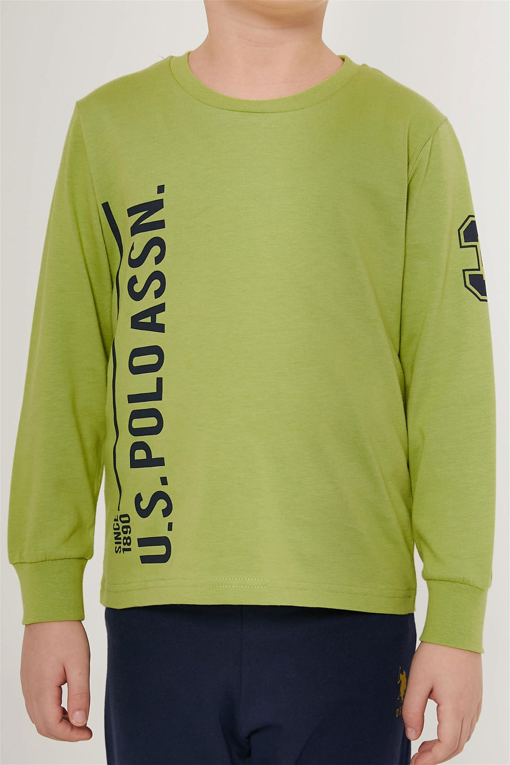 U. S. Polo Assn Пижамный комплект фисташкового зеленого цвета для мальчика - U.s. polo assn фото 5