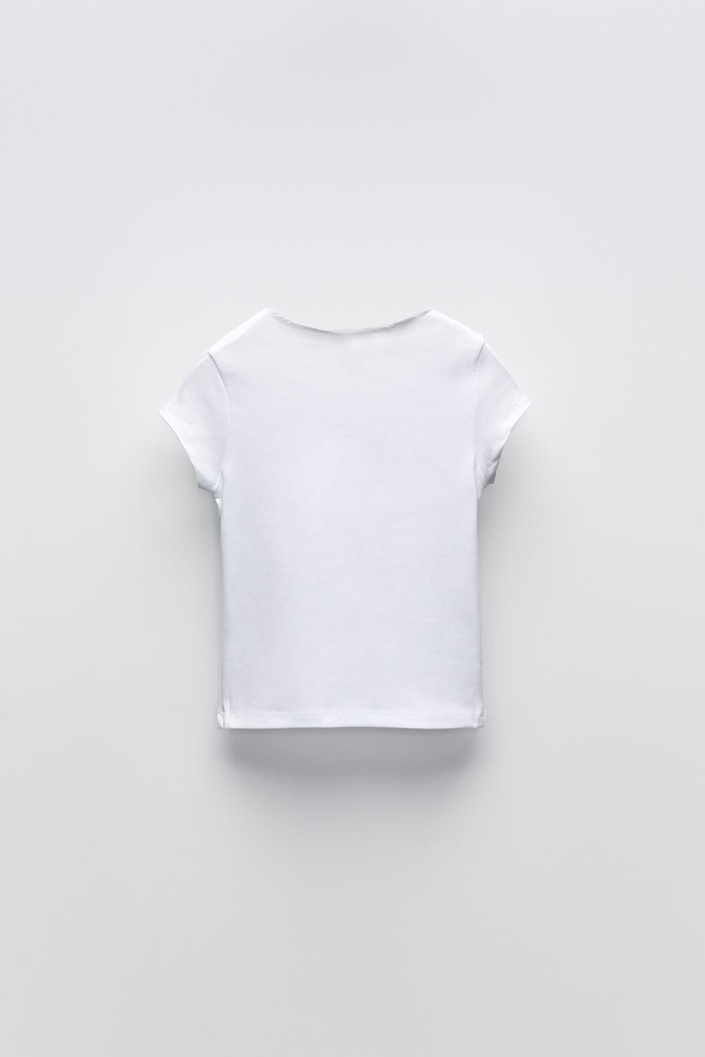 RHINESTONE T-SHIRT - Zara фото 3
