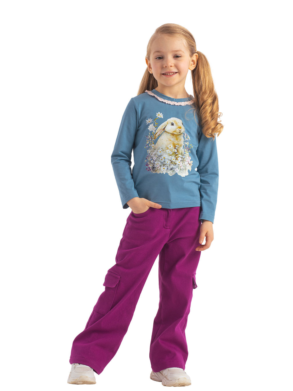 Брюки для девочки О66636 - Карамелли фото 6