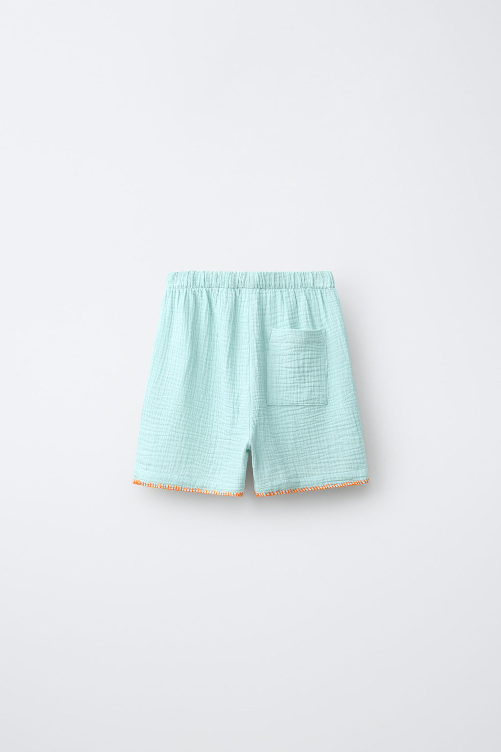 6-14 A?OS/ PIJAMA TEXTURA BOLSILLO / Verde agua - Zara фото 7