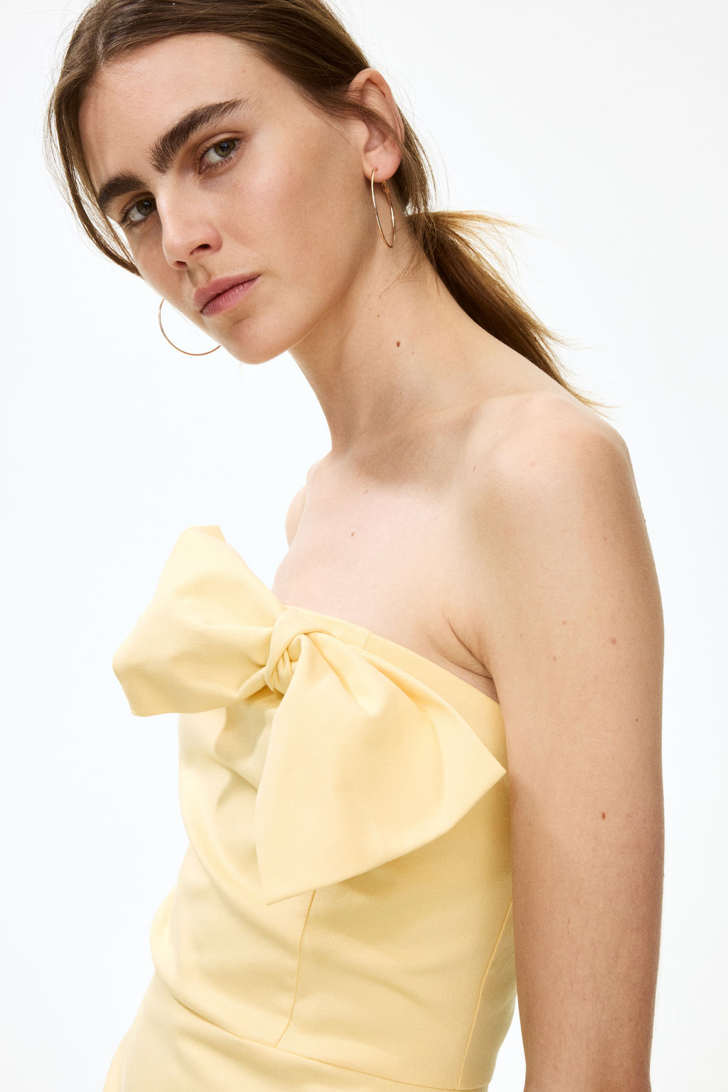Vestido bandeau con lazo decorativo - H&m фото 5