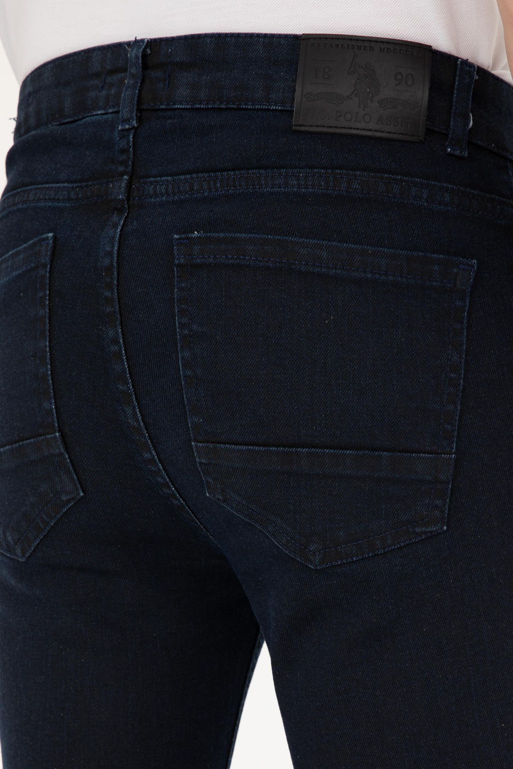 Erkek Koyu Mavi Jean Pantolon