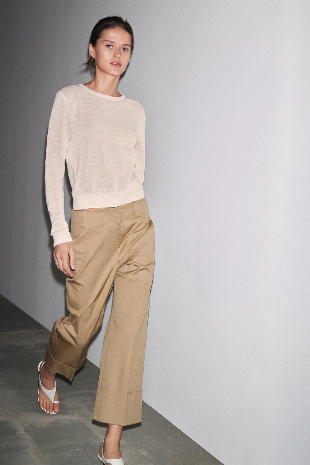 ZW COLLECTION CHINO TROUSERS - Zara фото 3