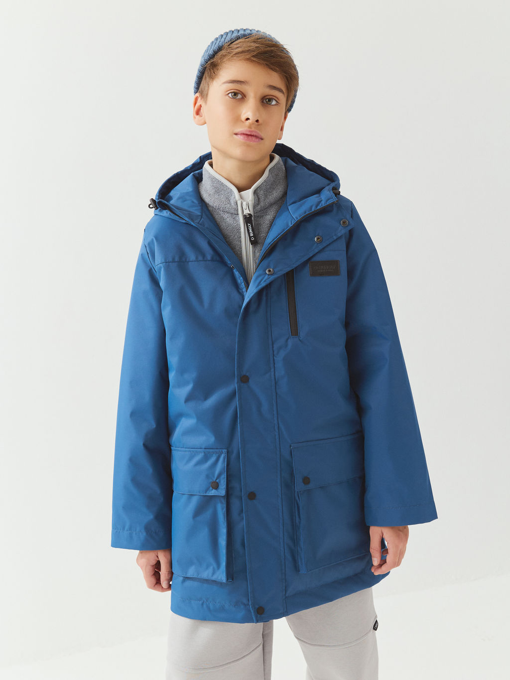 Парка демисезонная Деним 7+ - Bungly фото 9