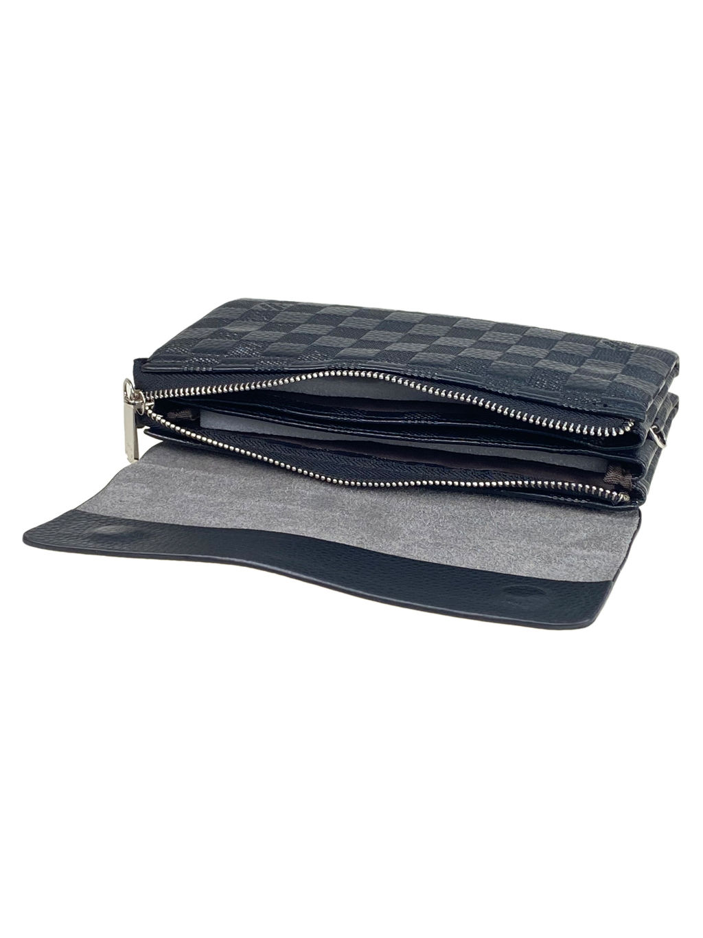 Клатч мужской из искусственной кожи, цвет черный - Greta фото 2